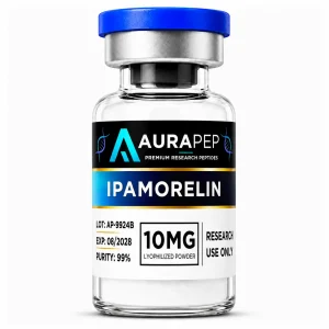 AURAPEP Ipamorelin 10mg research peptide vial