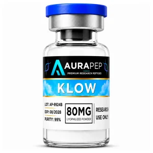 AURAPEP KLOW 80mg research peptide blend vial
