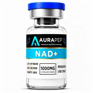 AURAPEP NAD+ 1000mg research compound vial