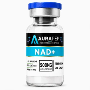 AURAPEP NAD+ 500mg research compound vial