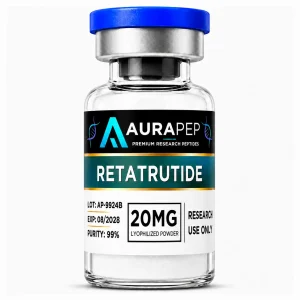 AURAPEP Retatrutide 20mg research peptide vial