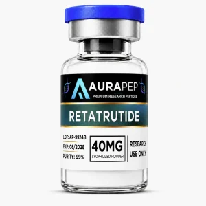 AURAPEP Retatrutide 40mg research peptide vial
