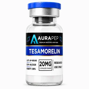 AURAPEP Tesamorelin 20mg research peptide vial