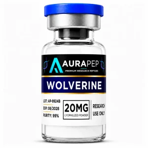 AURAPEP Wolverine 20mg research peptide blend vial